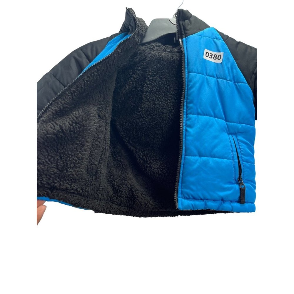 FALLS CREEK KIDS JACKET DOBLE VIEW SIZE 2T COLOR BLUE AND BLACK